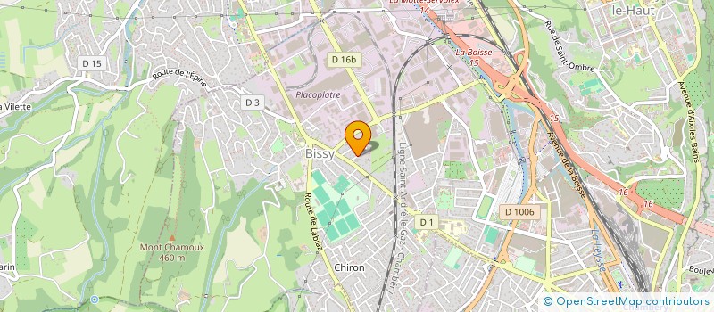 localisation de l'entreprise HELYX à CHAMBERY