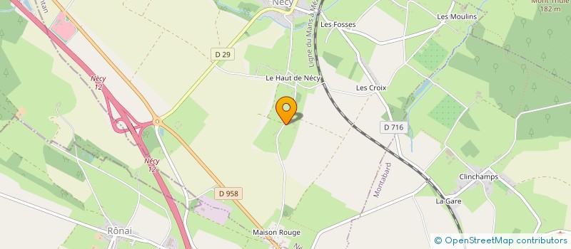 localisation de l'entreprise HELZIE IMMO à NECY