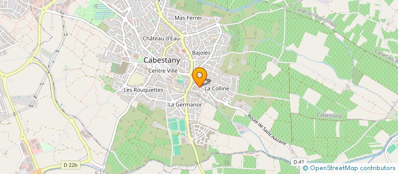 localisation de l'entreprise HEM  CABESTANY