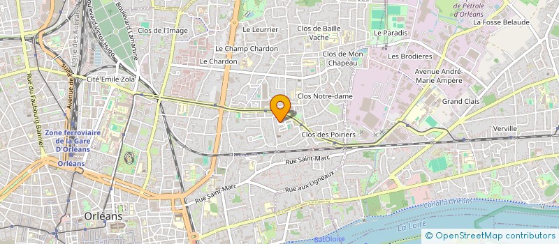 localisation de l'entreprise HEM à ORLEANS