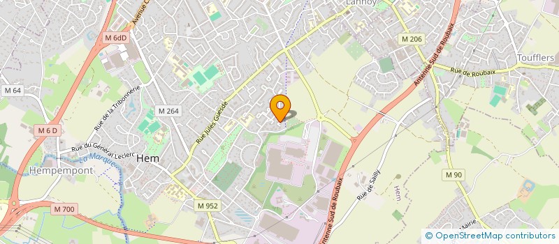 localisation de l'entreprise HEM AMBULANCE à HEM