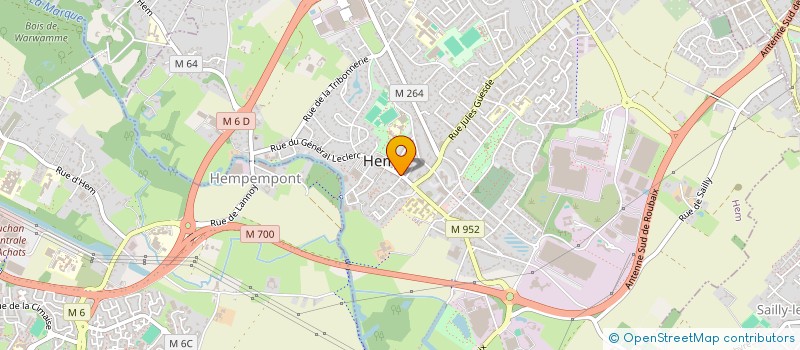 localisation de l'entreprise HEM IMMOBILIER  HEM