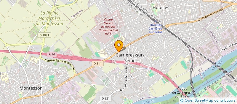 localisation de l'entreprise HEM IT CONSEILS à CARRIERES-SUR-SEINE