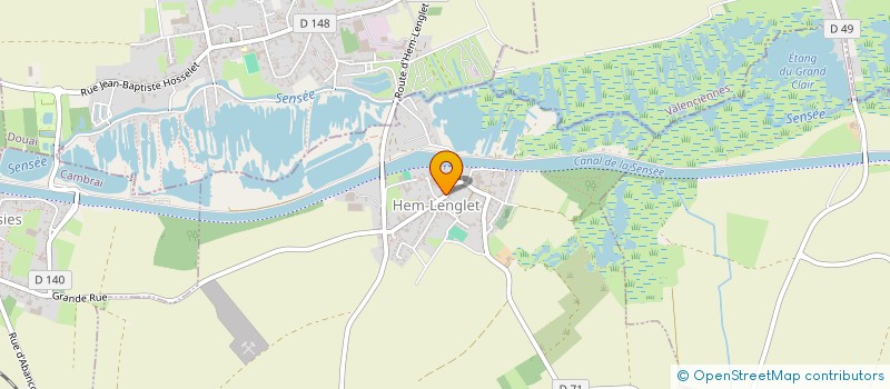 localisation de l'entreprise HEM LENGLET ANIMATIONS  HEM-LENGLET