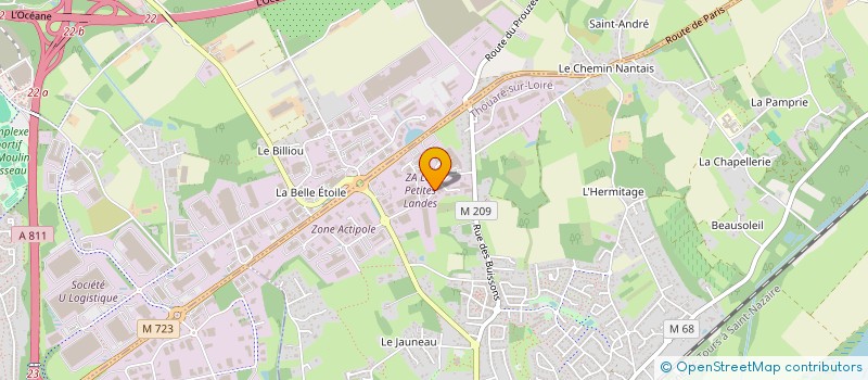 localisation de l'entreprise HEM SARL à THOUARE-SUR-LOIRE