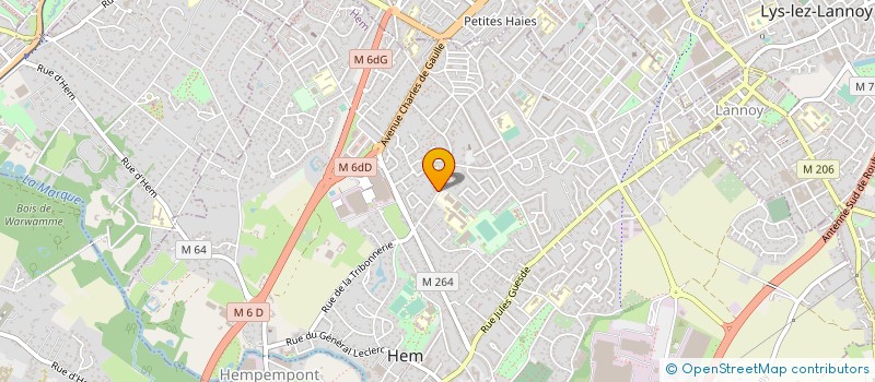localisation de l'entreprise HEM SPORTS à HEM
