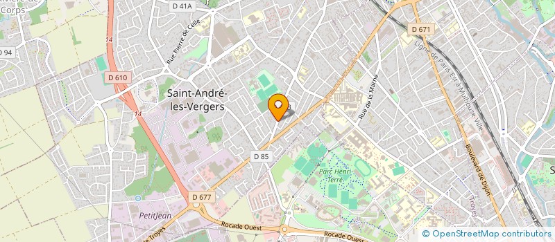 localisation de l'entreprise HEM TRANSPORT  SAINT-ANDRE-LES-VERGERS