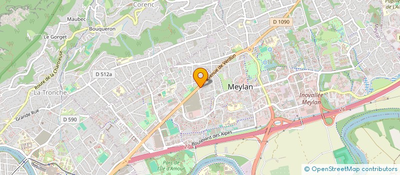 localisation de l'entreprise HEMA 2L  MEYLAN