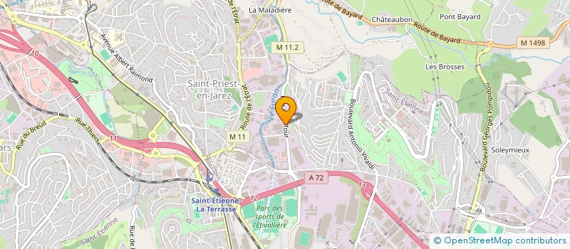 localisation de l'entreprise HEMA à FIRMINY