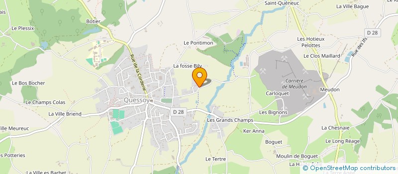 localisation de l'entreprise HEMA à QUESSOY