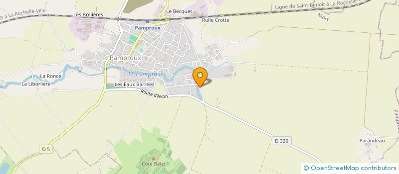 localisation de l'entreprise HEMA à PAMPROUX