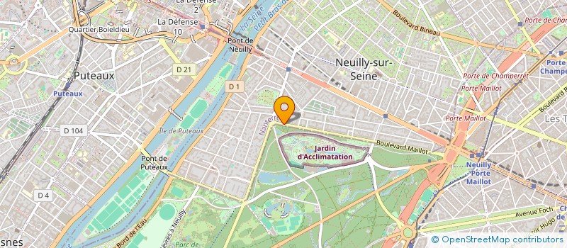 localisation de l'entreprise HEMABA à NEUILLY-SUR-SEINE