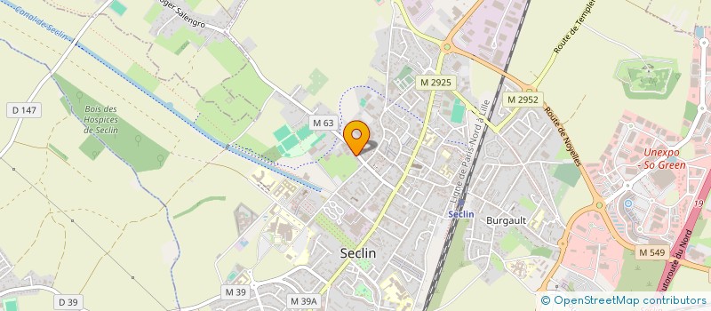 localisation de l'entreprise HEMACEBA  SECLIN