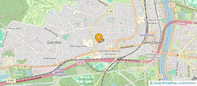 localisation de l'entreprise HEMACUBE à SAINT-CLOUD