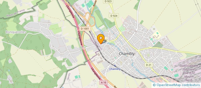 localisation de l'entreprise HEMAFACE  CHAMBLY