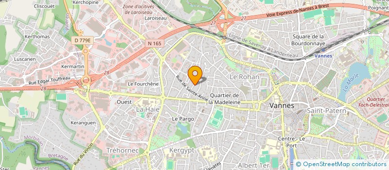 localisation de l'entreprise HEMAFAGA à VANNES