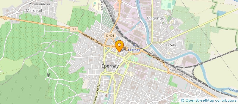 localisation de l'entreprise HEMAJ à EPERNAY