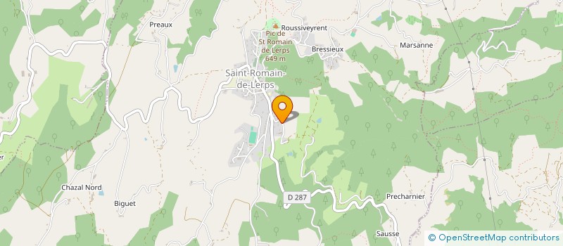 localisation de l'entreprise HEMAPHORE CAPITAL  SAINT-ROMAIN-DE-LERPS