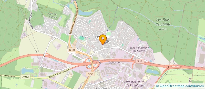 localisation de l'entreprise HEMARA ANGIVILLER  PLAISIR