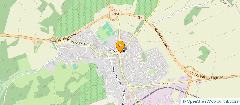 localisation de l'entreprise HEMARD ET FAHYS à SEZANNE