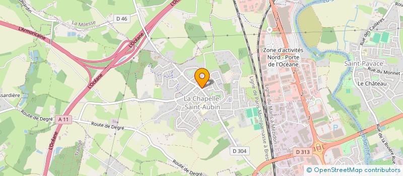 localisation de l'entreprise HEMATITE  LA CHAPELLE-SAINT-AUBIN