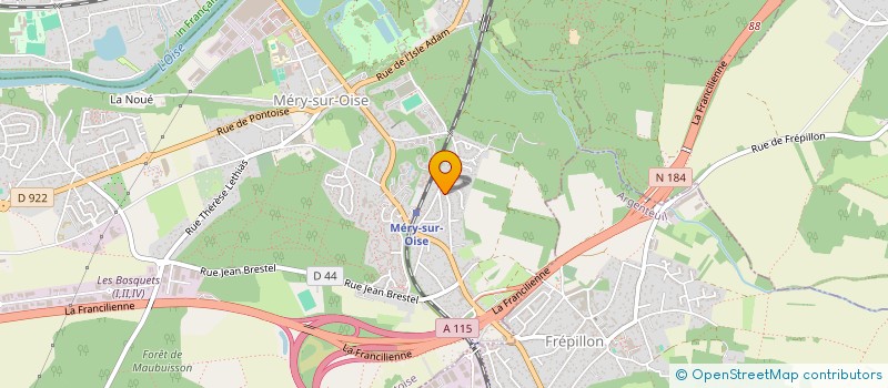 localisation de l'entreprise HEMDALL  MERY-SUR-OISE