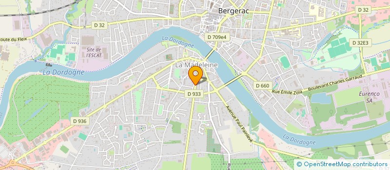 localisation de l'entreprise HEMDES à BERGERAC
