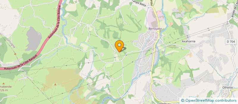 localisation de l'entreprise HEMENGOAK  URRUGNE