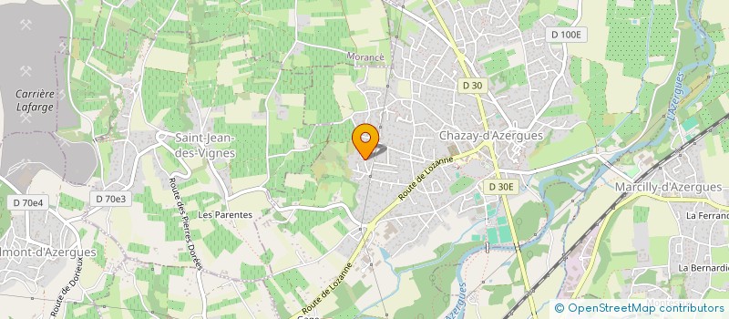 localisation de l'entreprise HEMERA  CHAZAY-D'AZERGUES