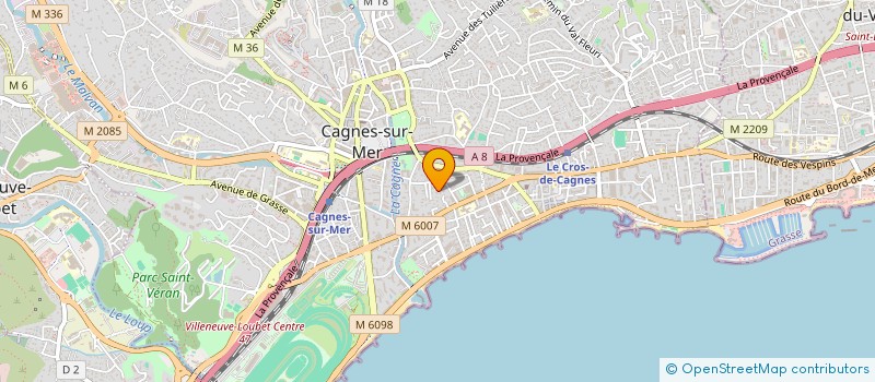 localisation de l'entreprise HEMERA à CAGNES-SUR-MER