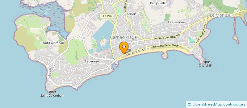 localisation de l'entreprise HEMERA  CARNAC