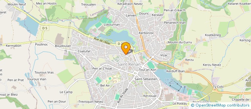 localisation de l'entreprise HEMERA  SAINT-RENAN