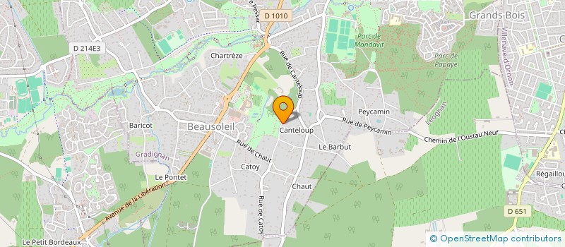 localisation de l'entreprise HEMERA  GRADIGNAN