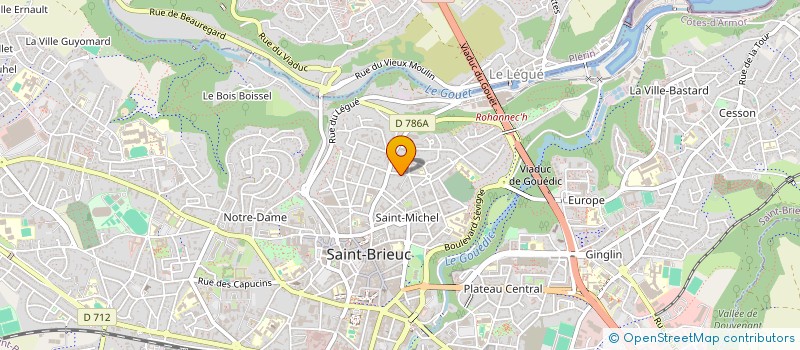 localisation de l'entreprise HEMERA à SAINT-BRIEUC