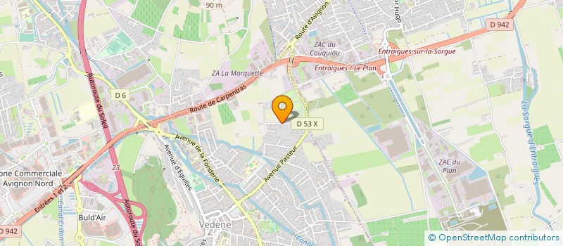 localisation de l'entreprise HEMERA  VEDENE