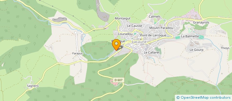 localisation de l'entreprise HEMERA  LACAUNE