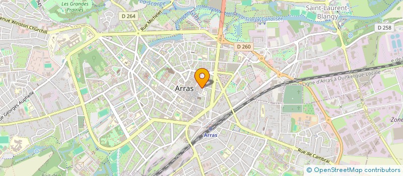 localisation de l'entreprise HEMERA  ARRAS