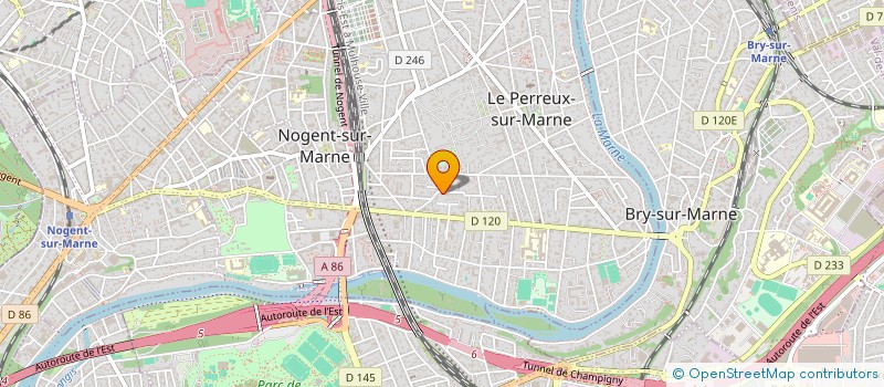 localisation de l'entreprise HEMERA-CONSULTING à LE PERREUX-SUR-MARNE