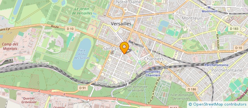localisation de l'entreprise HEMERA DATA à VERSAILLES