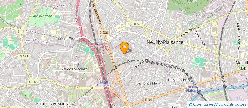 localisation de l'entreprise HEMERA HOLDING à FONTENAY-SOUS-BOIS