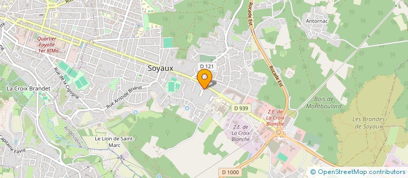 localisation de l'entreprise HEMERAC à SOYAUX