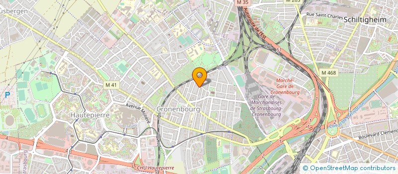 localisation de l'entreprise HEMERAY MADELEINE à STRASBOURG