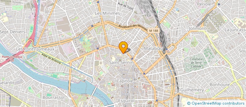 localisation de l'entreprise HEMERIA INVEST  TOULOUSE