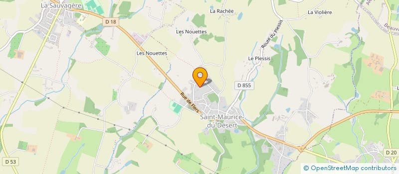 localisation de l'entreprise HEMERY  LES MONTS D'ANDAINE