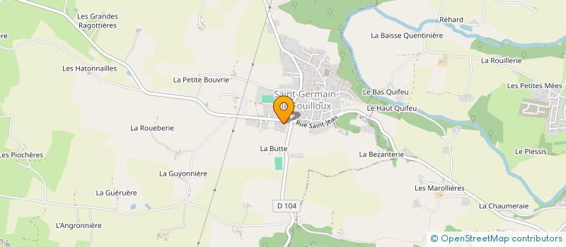 localisation de l'entreprise HEMERY PERE ET FILS  SAINT-GERMAIN-LE-FOUILLOUX