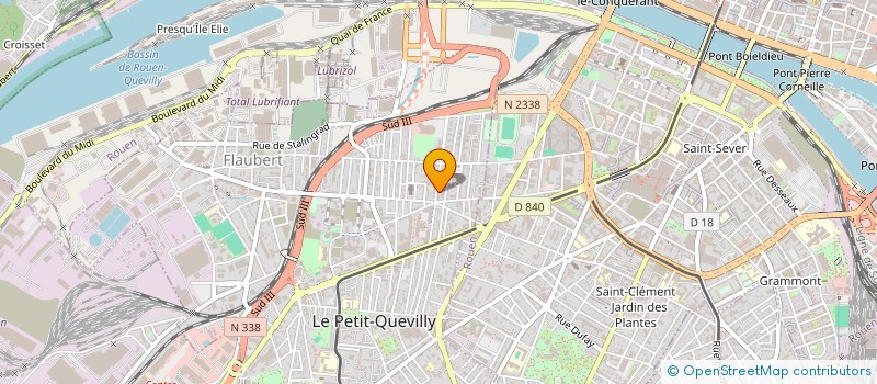 localisation de l'entreprise HEMERYNEL  LE PETIT-QUEVILLY