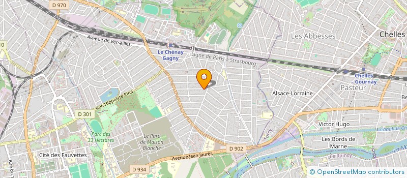 localisation de l'entreprise HEMET à GAGNY