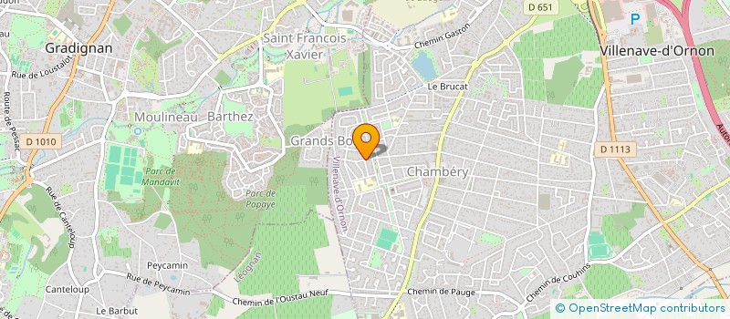 localisation de l'entreprise HEMICYCLE  VILLENAVE-D'ORNON