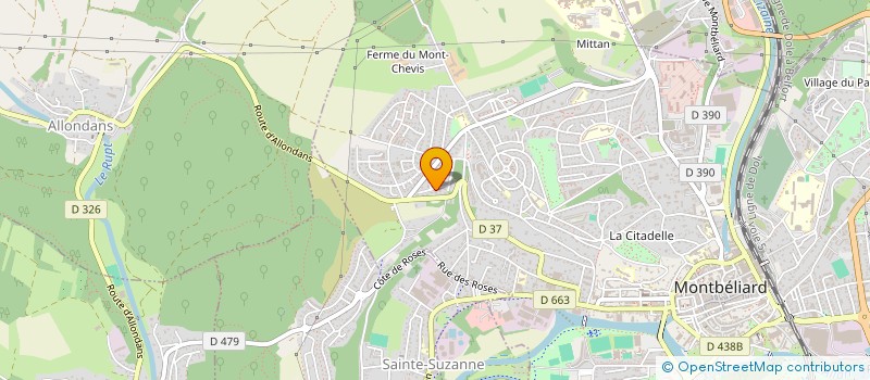 localisation de l'entreprise HEMILUC  MONTBELIARD