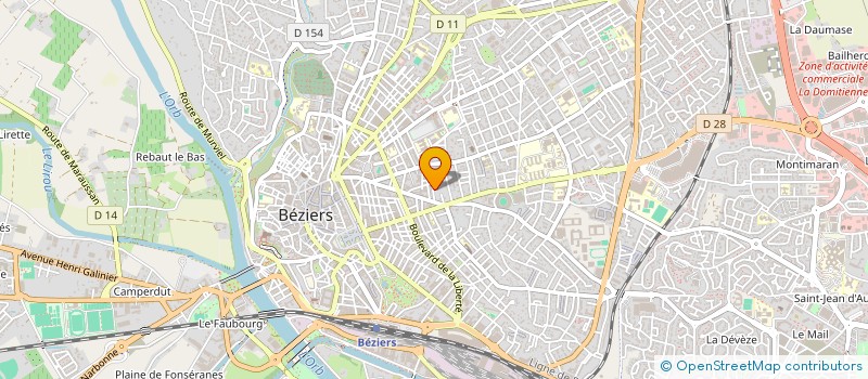 localisation de l'entreprise HEMINGWAY  BEZIERS